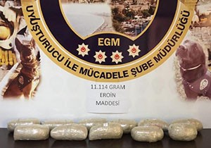 11 kilo eroin torbacılara ulaşmadan ele geçirildi